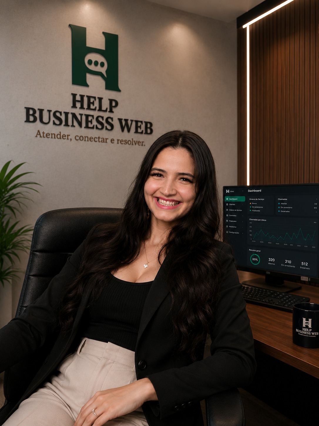 Blyaskka França — Diretora CEO da Help Business Web