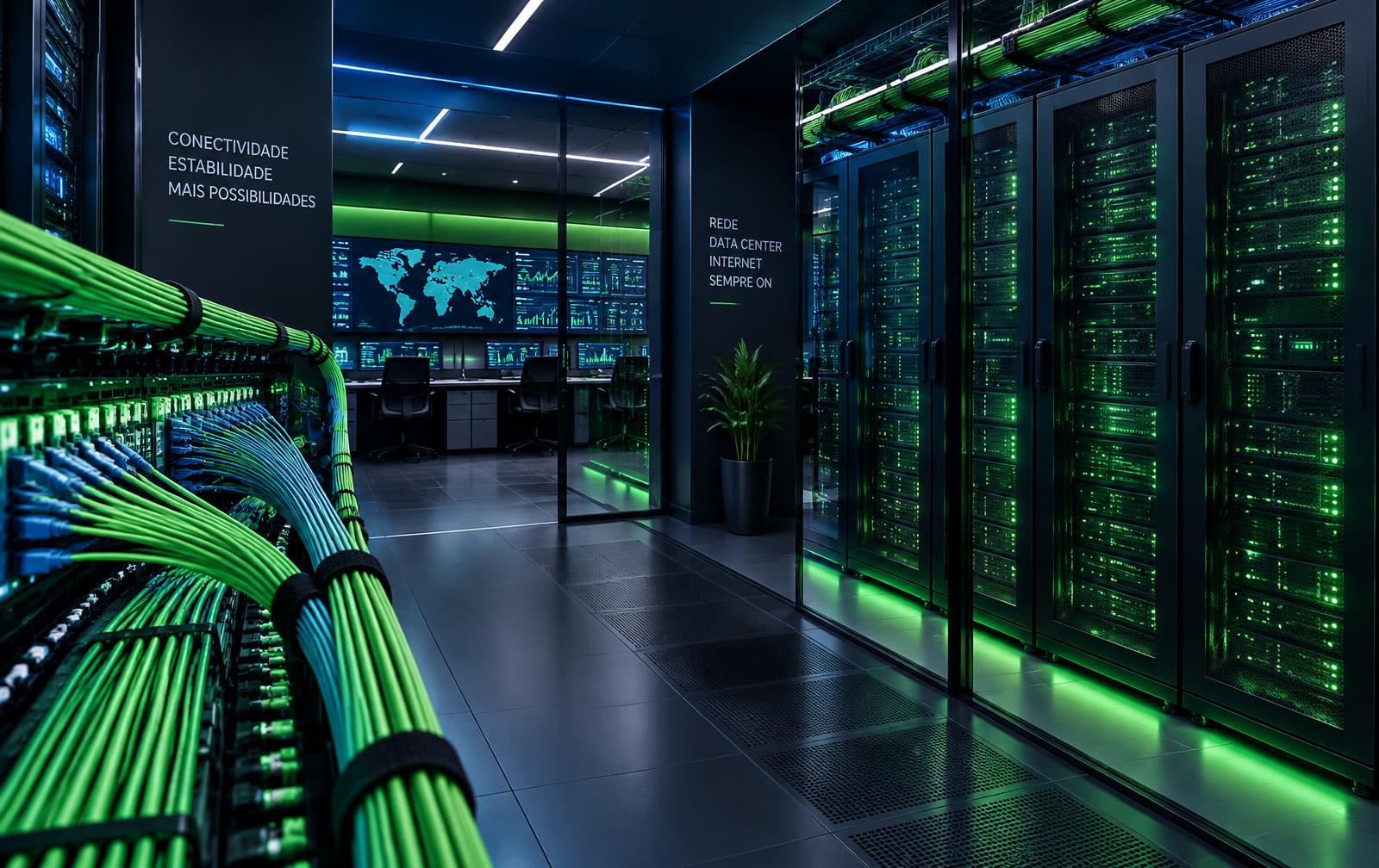 Infraestrutura de rede e data center da Help Business Web para ISPs